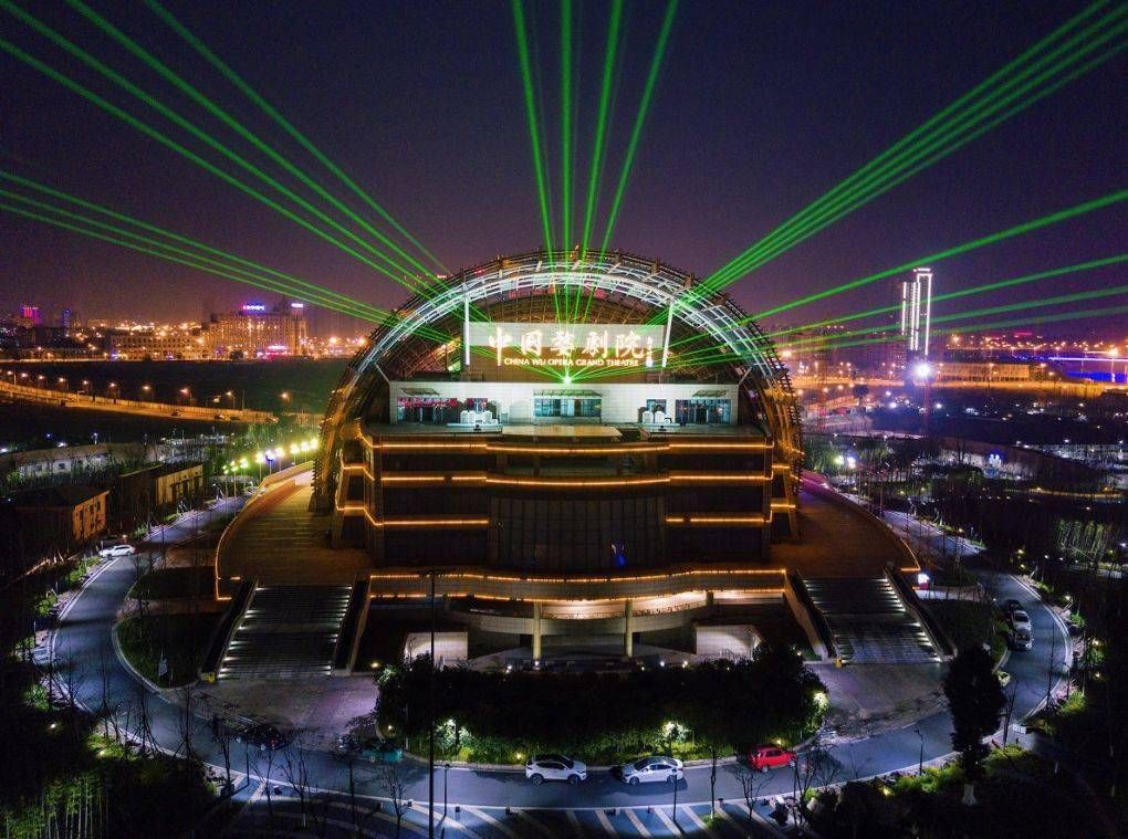 中国婺剧院夜景